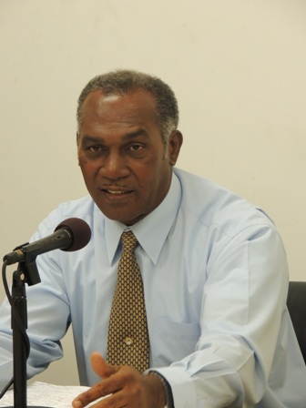 Premier of Nevis and Minister responsible for Disaster Management in the Nevis Island Administration Hon. Vance Amory